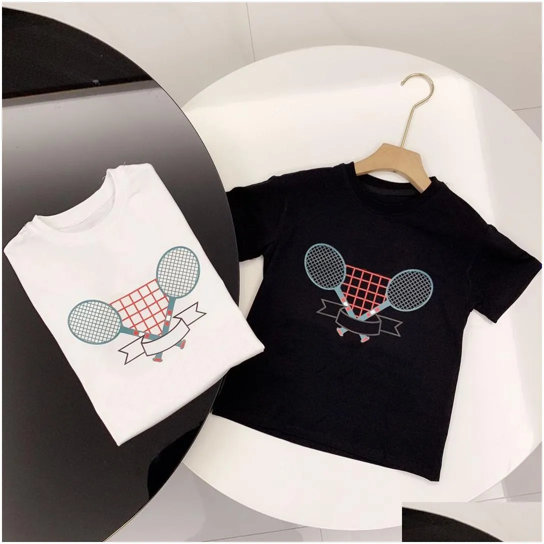 kids summer t shrits family matching outfits tees boy girl top womens letter fashion casual parent-child clothes mother child baby 14