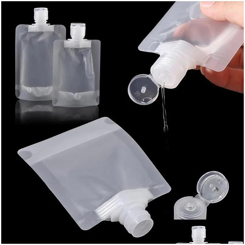 storage boxes 10pcs lotion packaging bag reusable leakproof refillable pouches containers travel portable shampoo liquid dispenser