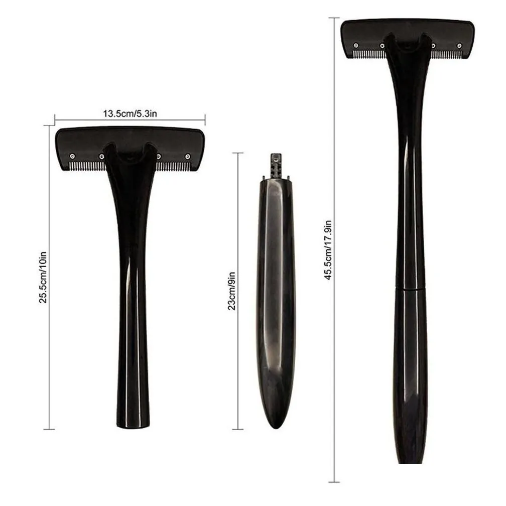 shavers shaving knife body hair shaver man women back razor shaver groomer full body hair removal trimmer long handle