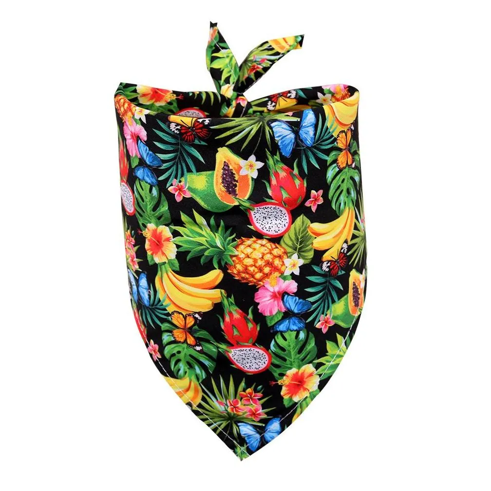 other dog supplies 20 pieces bandana scarf triangar bibs pet summer flamingo fruit hawaii for small m gelatocakeshop dhdfh