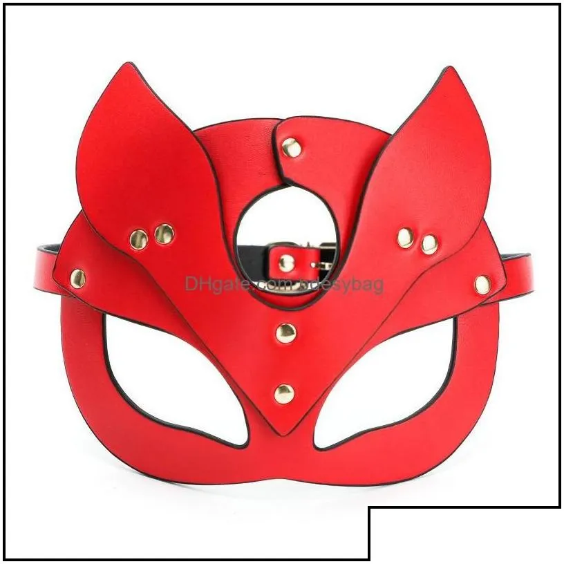 party masks masks bdsm s for women bondage restraints leather sexy rabbit cat ear bunny mask masquerade party face cosplay dro