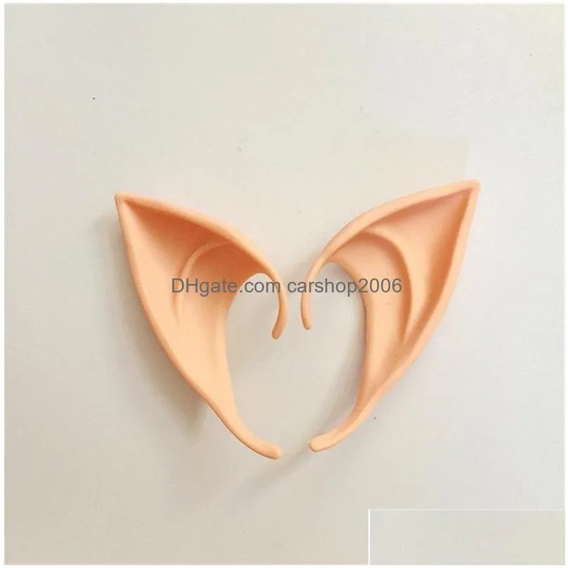 halloween cosplay ear mysterious elf ears fairy cosplay accessores latex soft prosthetic false ear halloween party props