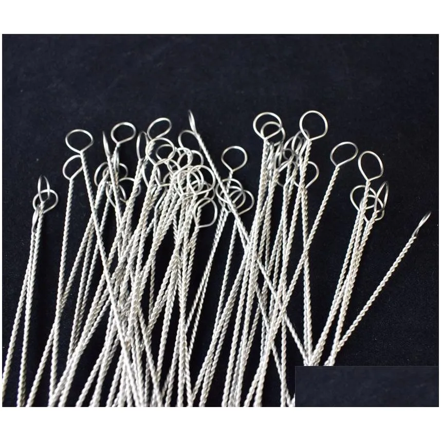 high quality 100x pipe cleaners nylon straw cleaners cleaning brush for drinking pipe stainless steel pipe cleaner6708766
