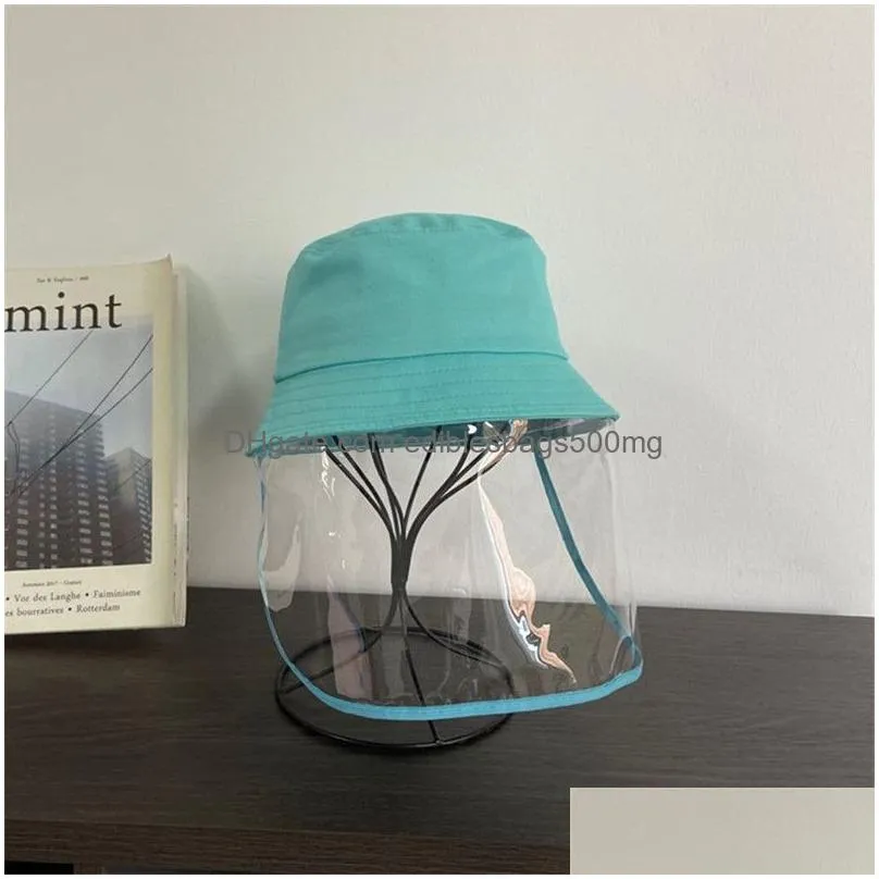 kids anti-fog fisherman hat kids dustproof anti-spray full face cover hat children outdoor hanging out protective hat