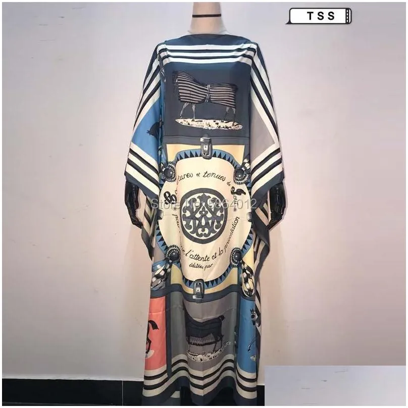 ethnic clothing kuwait fashion blogger recommend printed silk kaftan maxi dresses loose summer beach bohemian long dress for lady