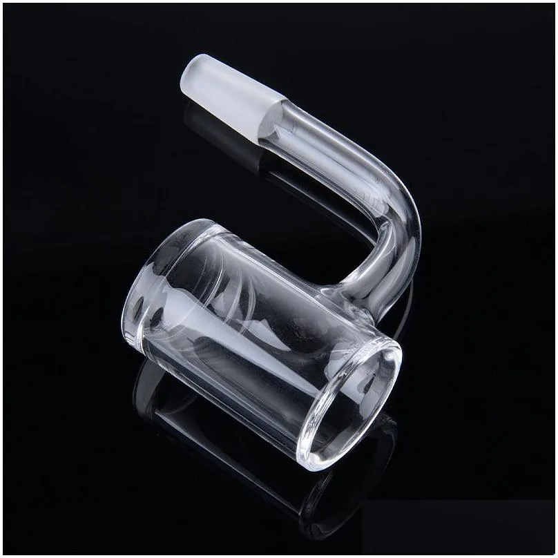 4 types seamless smoking accessories fully weld blender spin quartz banger nail terp slurper beveled edge 10mm 14mm male joint 45 90 degree od