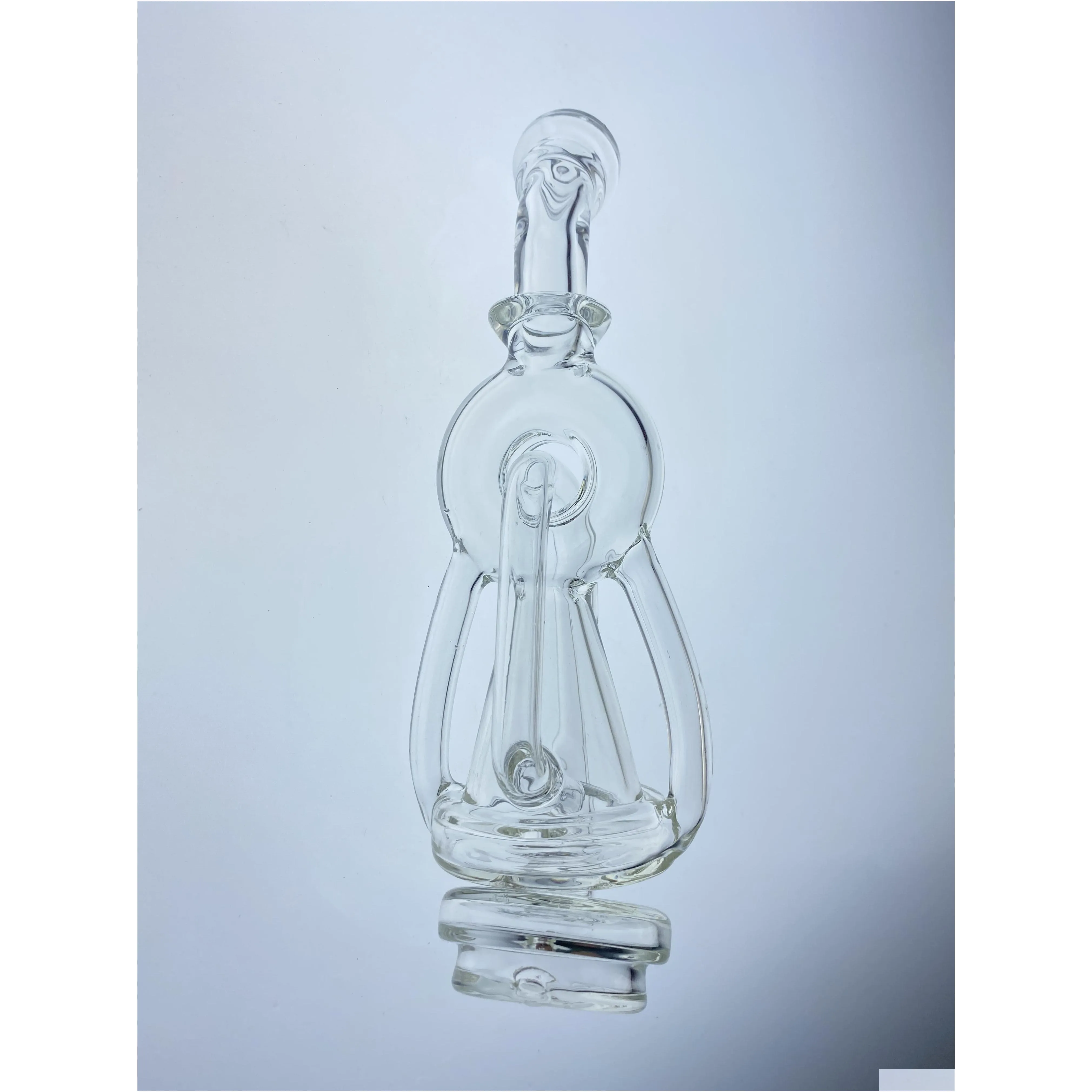glass hookah recycle peak or carta with clear clean high quantity