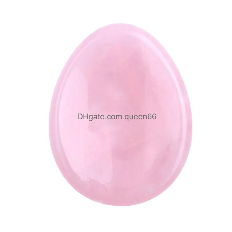 water drop worry stone thumb gemstone artware natural rose quartz healing crystal therapy reiki treatment spiritual minerals massage palm