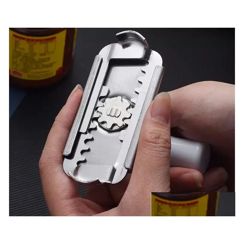 multifunction can opener tools cap lid easy gadget manual bottle can jar openers adjustable stainless steel lids off bottles