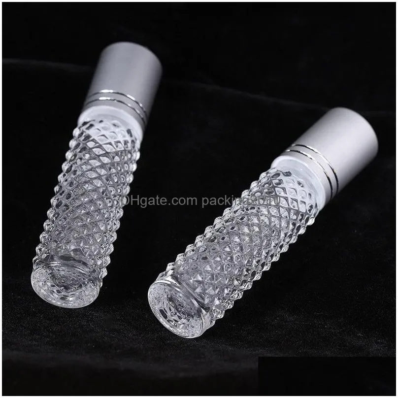 10ml non-slip essential oil roller bottles empty glass roll on essential oil perfume bottle essence travel container