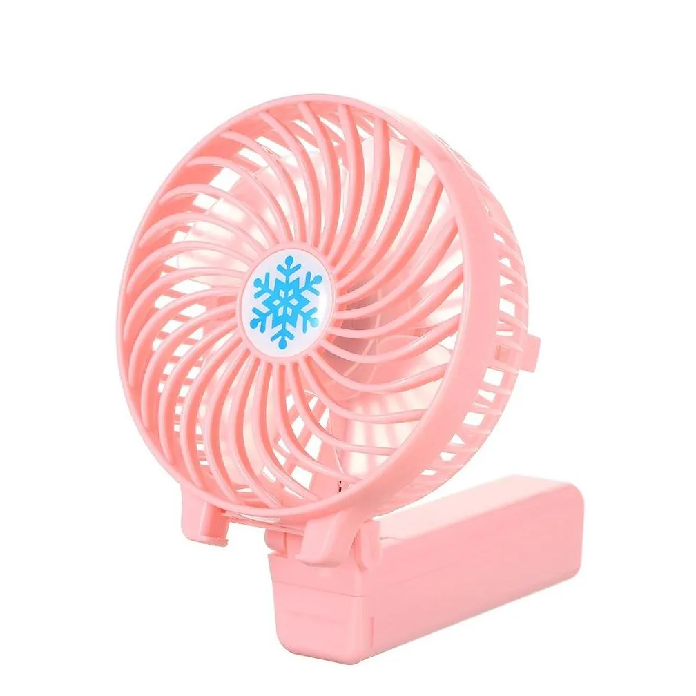 portable usb mini fan battery rechargeable foldable handle cooler cooling fans cooler for outdoor sports travel