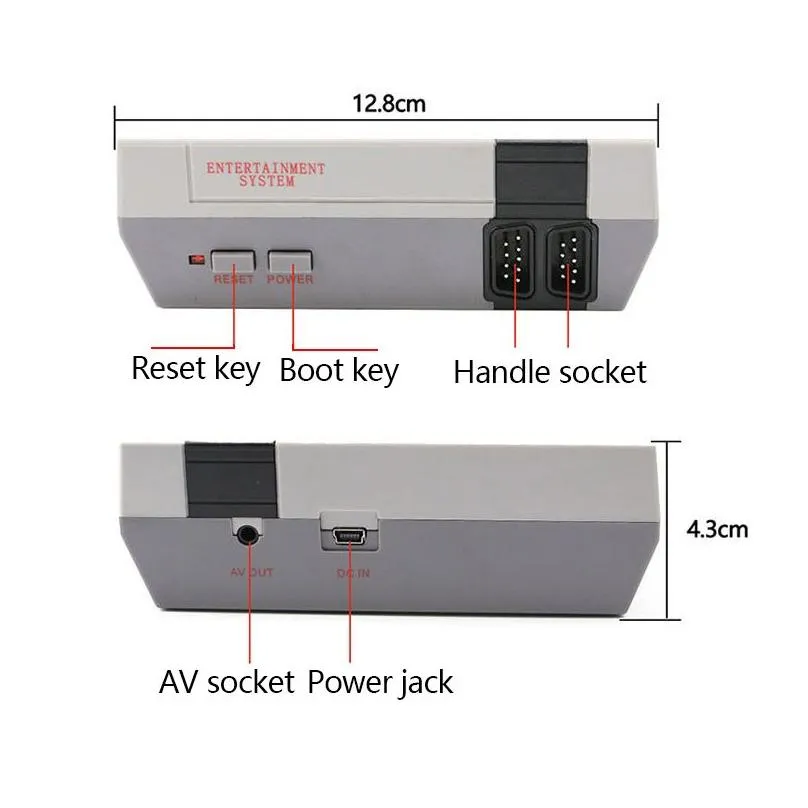 by sea mini tv can store 620 game console video handheld for nes games consoles with retail boxs