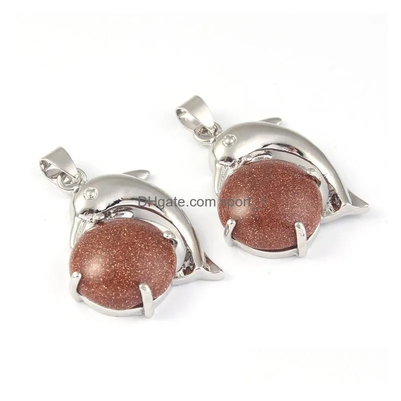 natural gem stone charms  shape pendants opal crystal rose quartz diy necklaces jewelry making wholesale