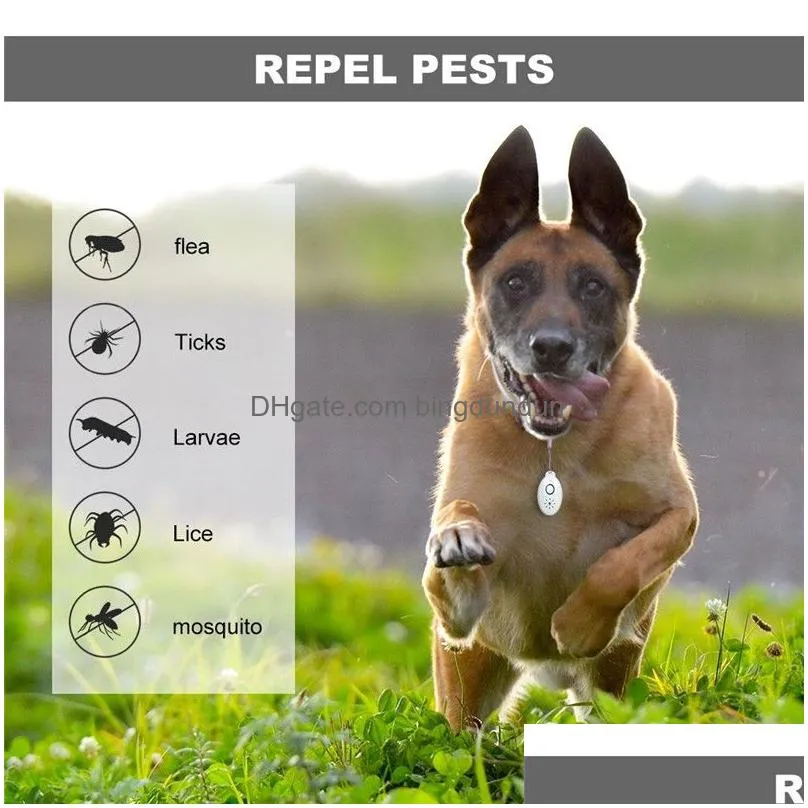 ultrasonic mosquito repellent keychain mobile portable pest repeller outdoor pest reject flea and tick prevention for dogs cats pets
