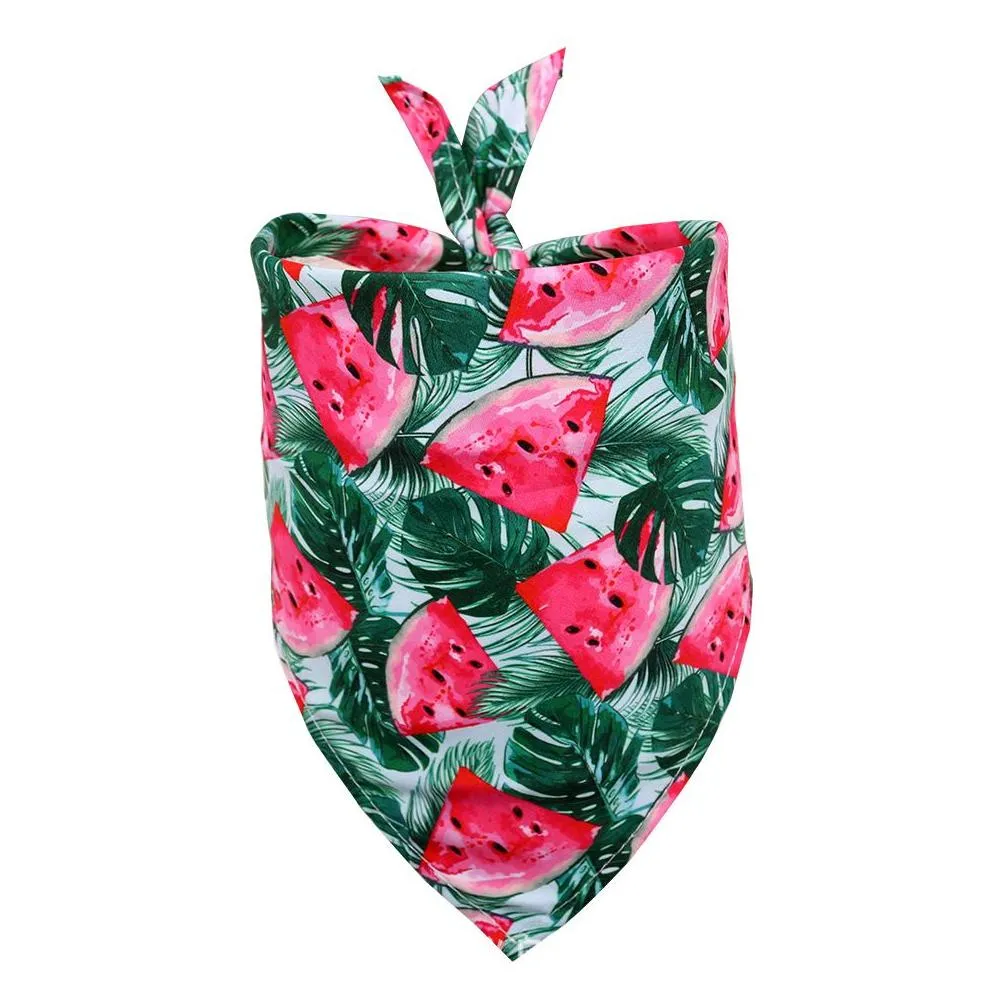 other dog supplies 20 pieces bandana scarf triangar bibs pet summer flamingo fruit hawaii for small m gelatocakeshop dhdfh