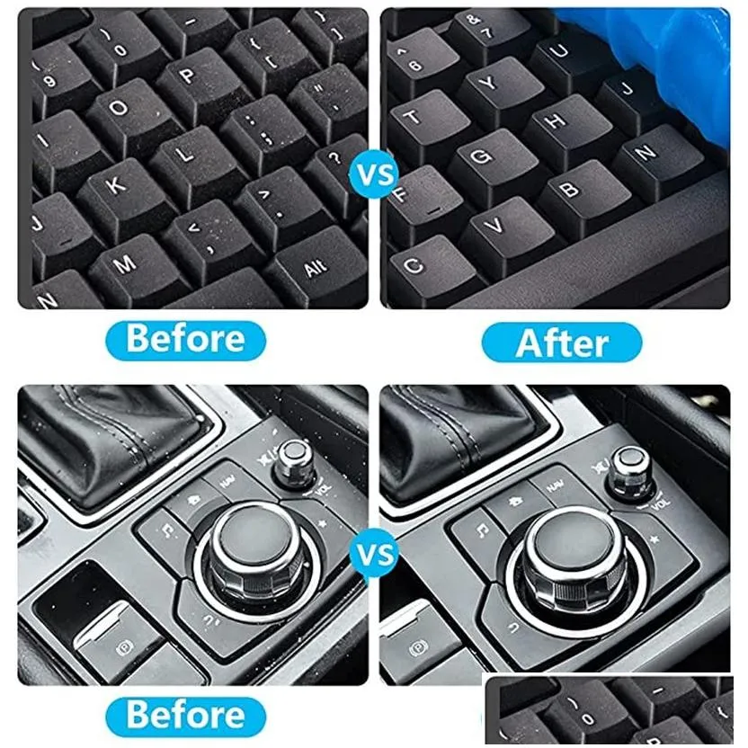 magic cleaning gel for cars detailing cleaner dust remover gel auto air vent interior home office computer keyboard laptop pc camera windows clean