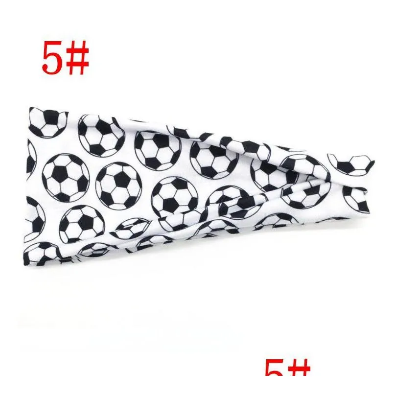 fashion softball sports sweat ball headbands girls yoga fitness women hair accessories prints bandannas wide running baseball hairband