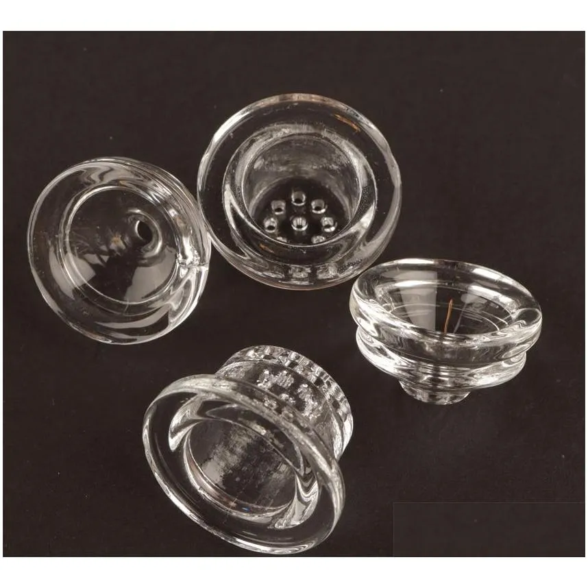 smoking 1/9 hole replacement glass bowl for silicone pipe borosilicate glass screen bowls perfect fit most rubber pipes