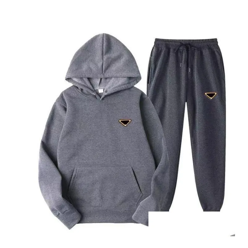 mens and womens two pieces pants tracksuits outfit high neck hoodies sweatshirt pants tracksuit 2022 plus size streetwear casual suit 2 piece