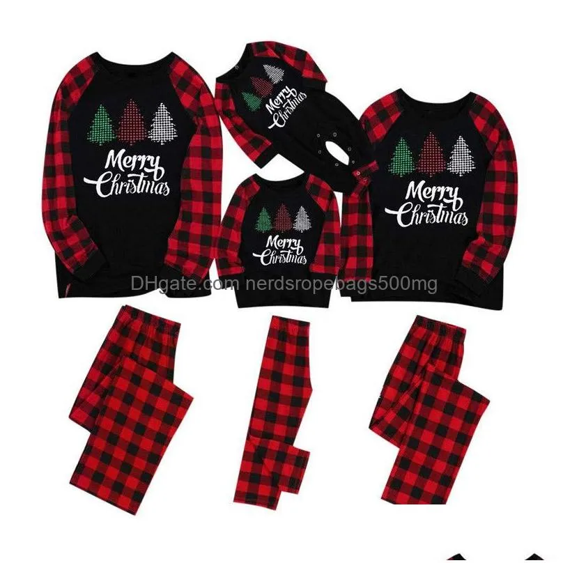 christmas family pajamas sets dad mom kids baby family matching christmas sleepwear christmas night pajamas party wear