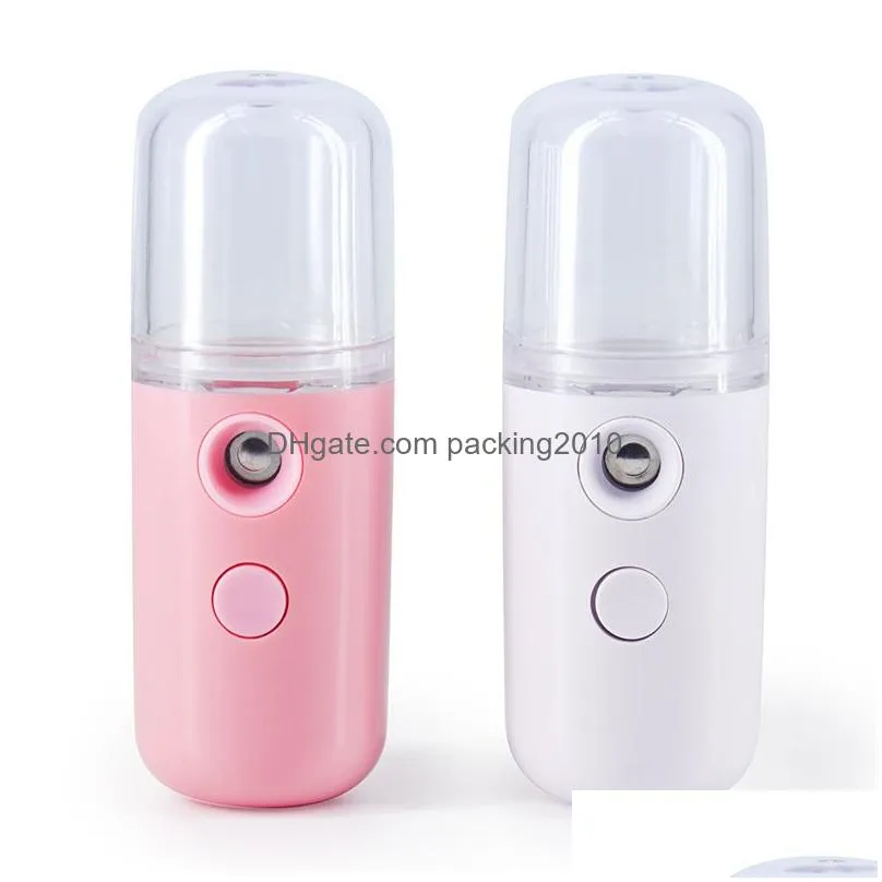 nano facial sprayer summer party favors 30ml visual water tank portable face steamer mini usb nano mister for lash extensions skin