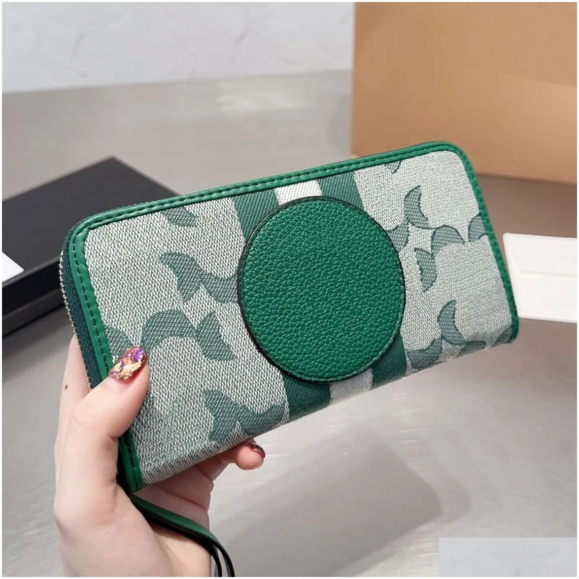 c letter designer wallet purse mens designer bag luxury wallets zipper coin purses card holder clip fashion classic c pattern