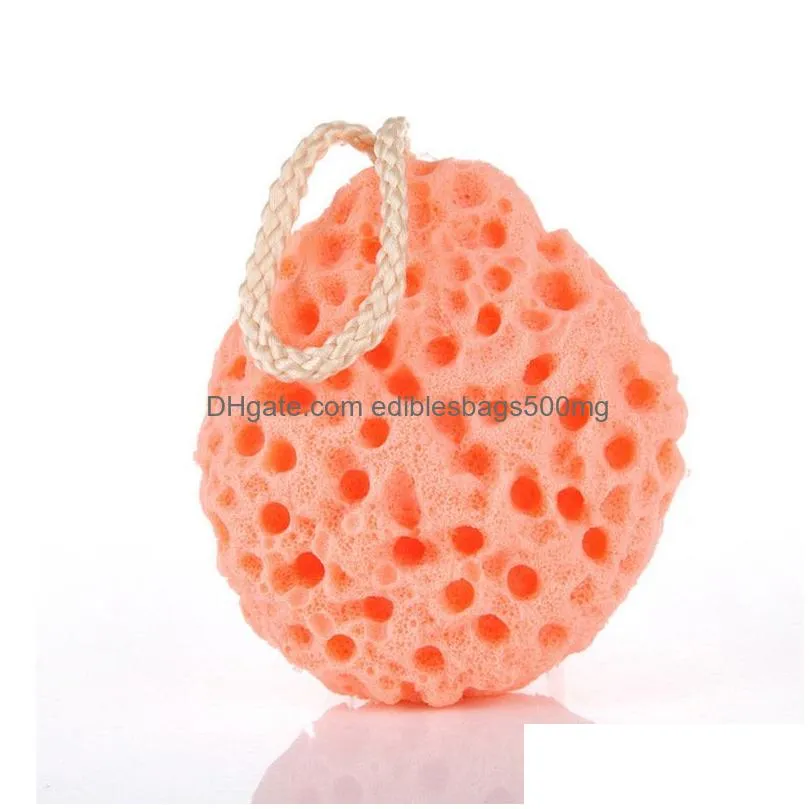 honeycomb shower sponge bath shower ball scrub soft spa body sponges power cleaning tools flower bath ball