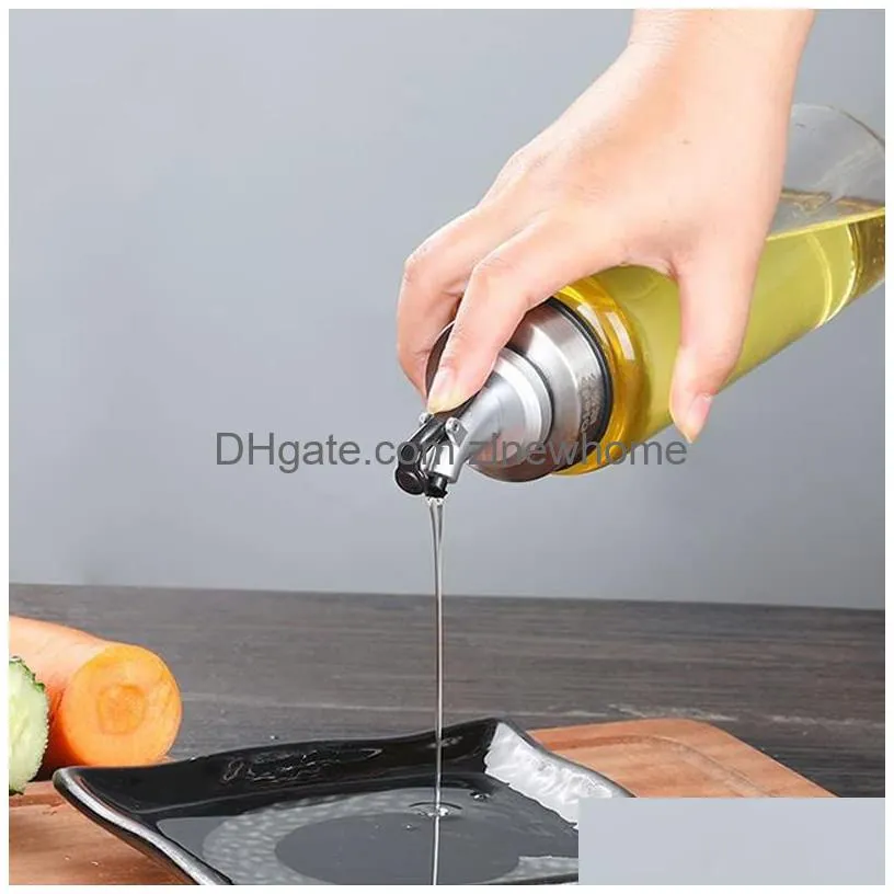 cooking utensils oil sprayer vinegar bottle stopper spout leakproof nozzle wine pourer liquor dispenser bbq tool kdjk2301