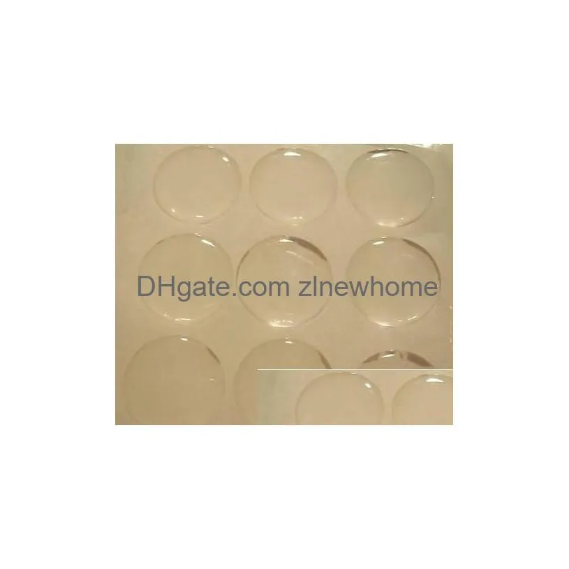 1 inch circle clear epoxy sticker for diy jewelry 3d dome circle stickers