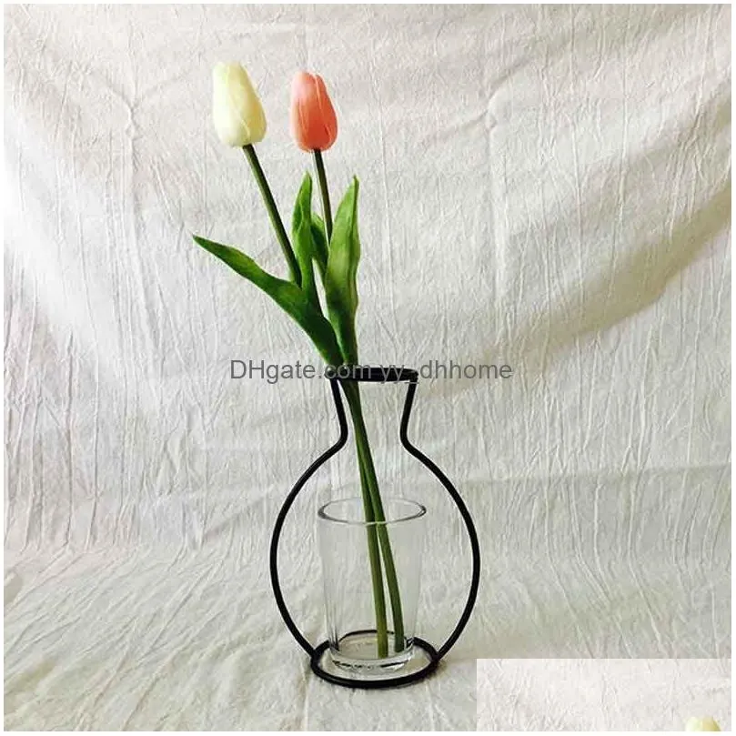 creative iron vase planter rack flower pots shelf bardian iron vase decoration soilless pots organizer home decoration accessories