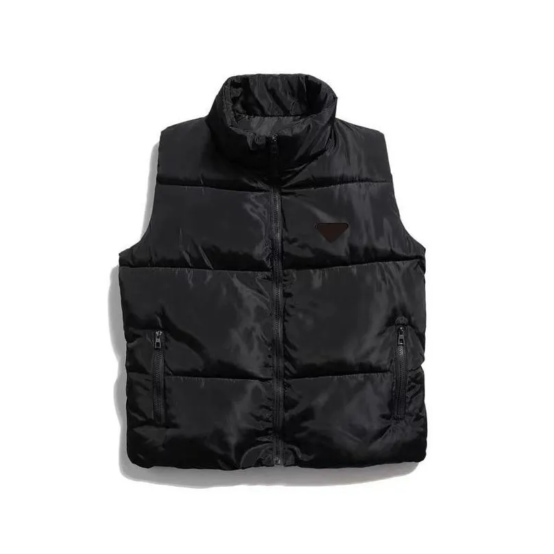 womens vests puffy jacket sleeveless woman jackets designer coat matte slim outwears coats s-2xl