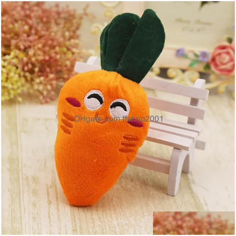 carrot plush chew squeaker toy vegetables shape pet toys puppy dog carrot plush chew squeaker toys