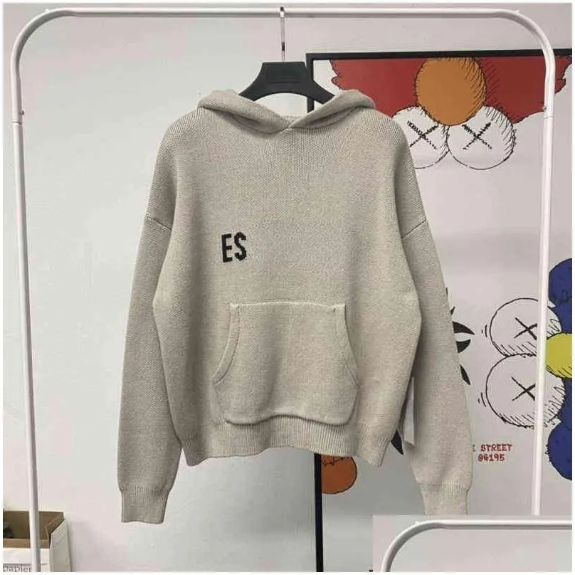 es hoodie turtleneck jumpers loose sweaters casual knits hoody lazy style for men women us uk fashion lightweight sweatshirts 6mtt