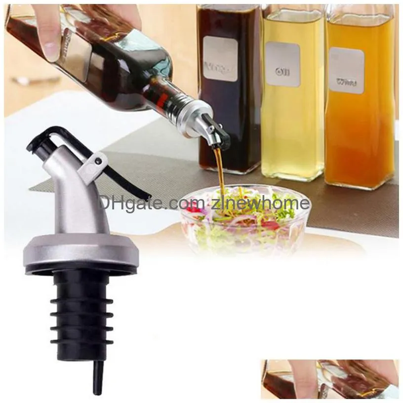 cooking utensils oil sprayer vinegar bottle stopper spout leakproof nozzle wine pourer liquor dispenser bbq tool kdjk2301