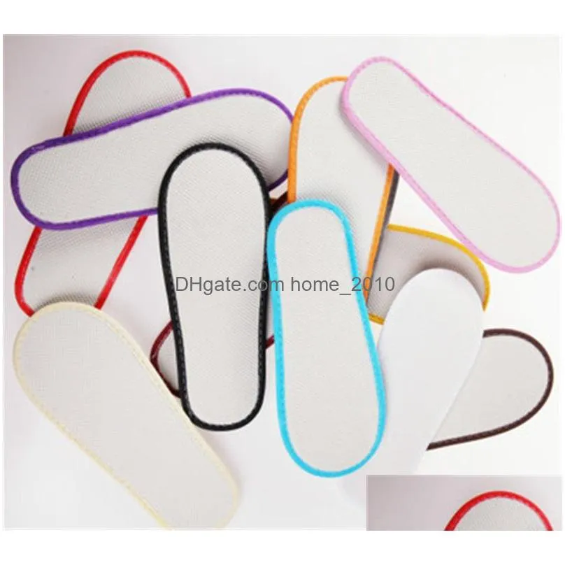 disposable slippers el motel travel disposable slippers home guest slippers mixed colors salon spa guest shoes