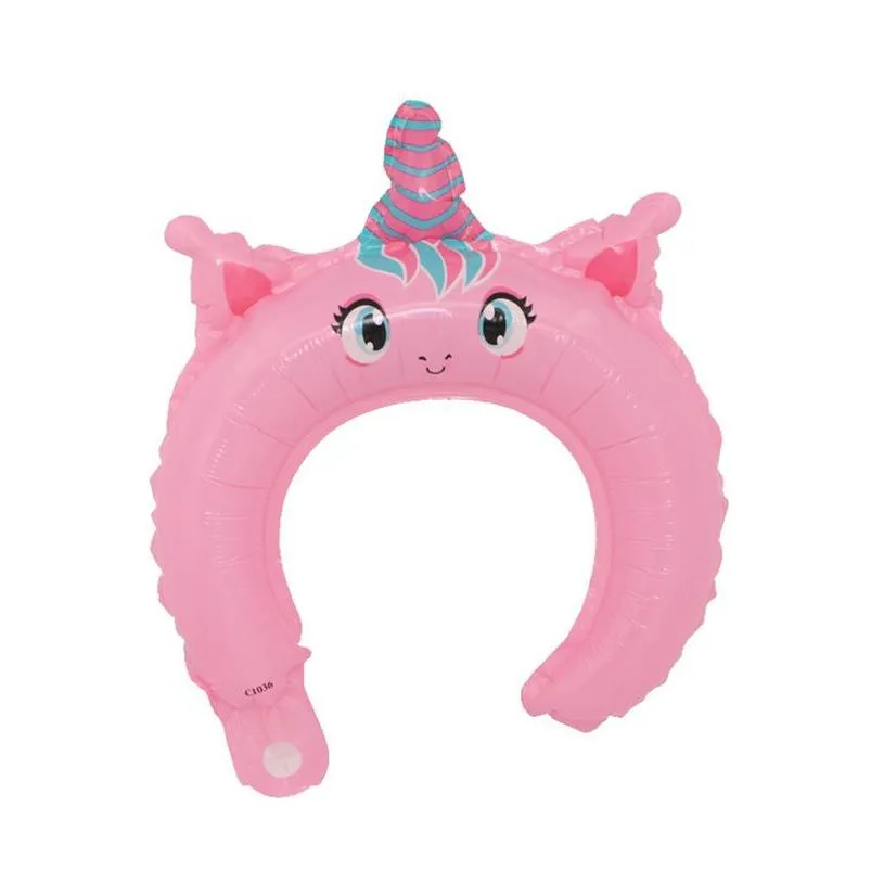 cute headband foil balloon rabbit bear cartoon animal balloon pink childrens toys baby shower birthday party decoration