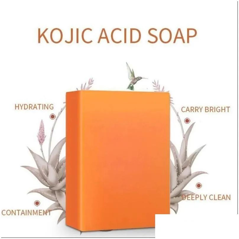 140g kojic acid soap dark black skin face lightening hand made glutathione soaps bleaching brighten