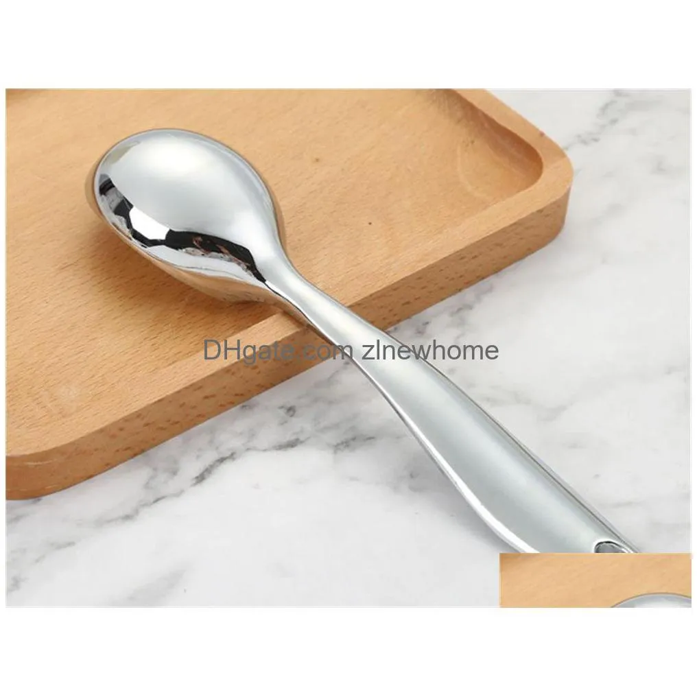 spoons ice cream scoop easy grip handle heavy duty icecream scoop with non-slip xb1