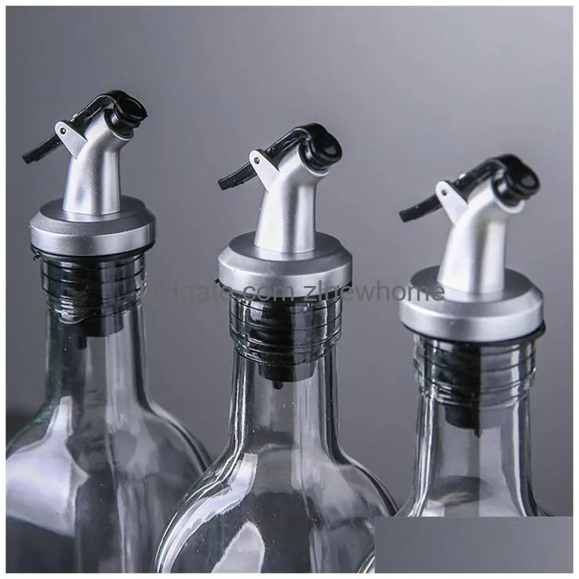 cooking utensils oil sprayer vinegar bottle stopper spout leakproof nozzle wine pourer liquor dispenser bbq tool kdjk2301