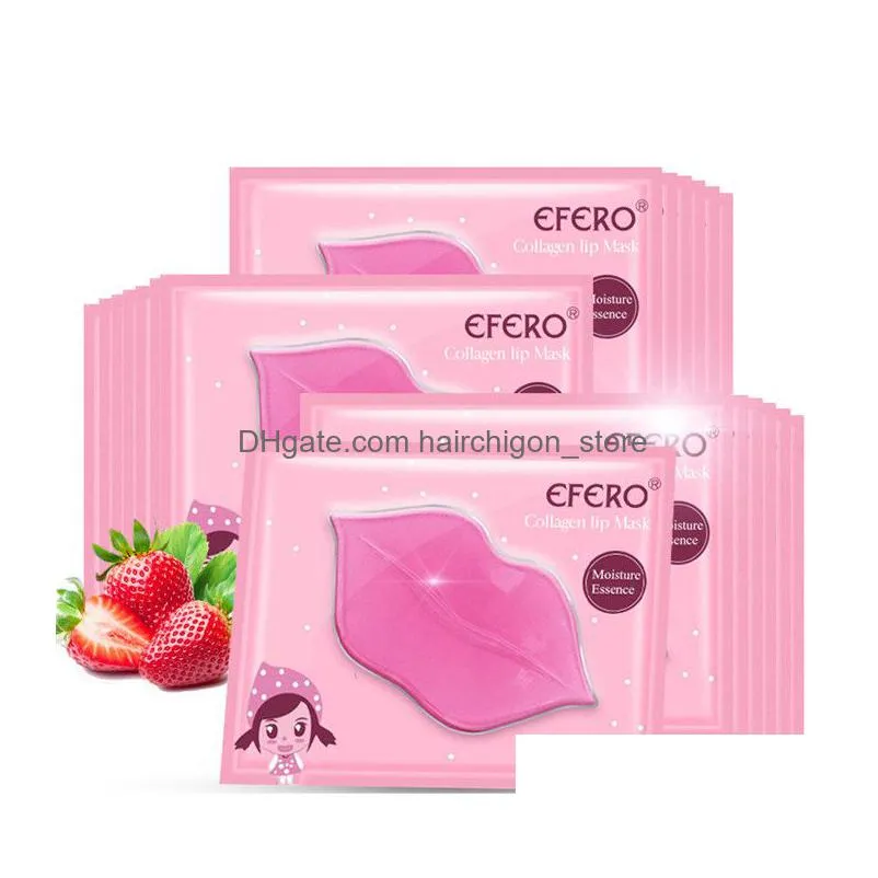 crystal collagen lip mask lip oil care pads for lipes moisturizing exfoliating lip plumper plump essentials lip care 50pcs