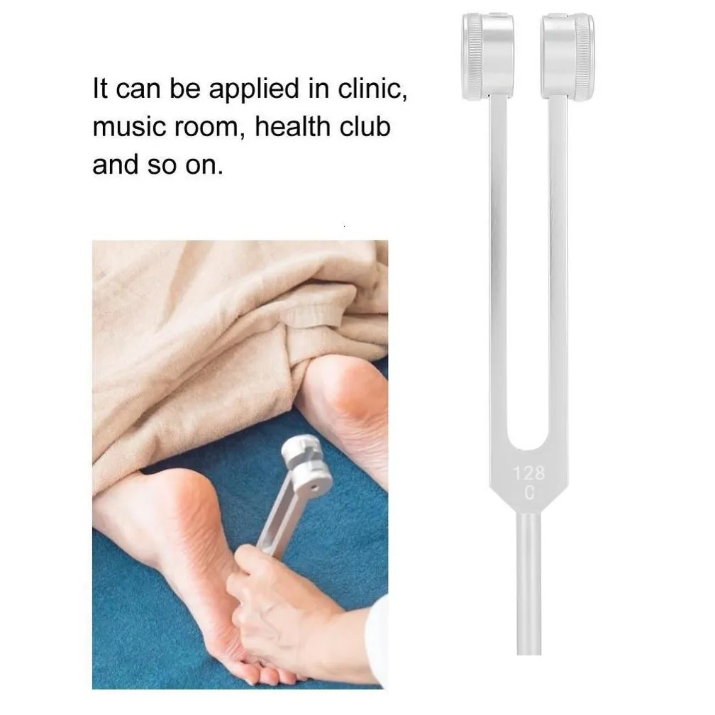 other health beauty items 128hz aluminum alloy tuning fork instrument tuning diagnosis for sound repair vibration treatment tools health therapies