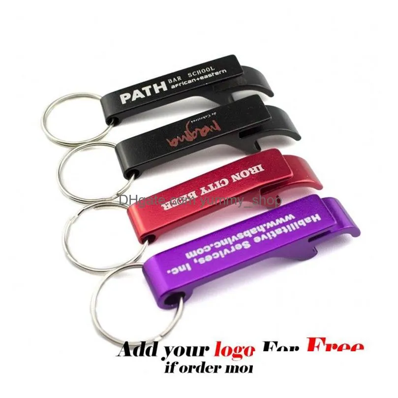 pocket key chain beer bottle opener claw bar small beverage keychain ring can do logo