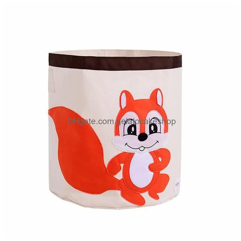  children cartoon toy storage basket folding laundry basket kid foldable clothing storage box kids toys organizer storage barrel