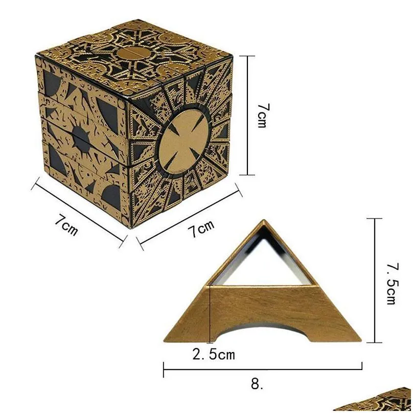 decorative objects figurines 1 1 hellraiser puzzle box moveable lament horror terror figures film serie cube iq eq test toys kids gifts for adults