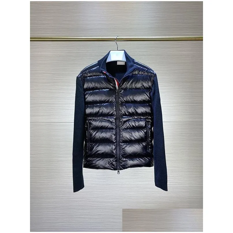 d pocket double zip knit mens jacket france luxury brand coat spring and autumn jackets size m--xl