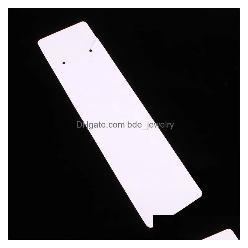 200pcs white and beige women men necklace necklaces jewelry packaging display cards in bulk