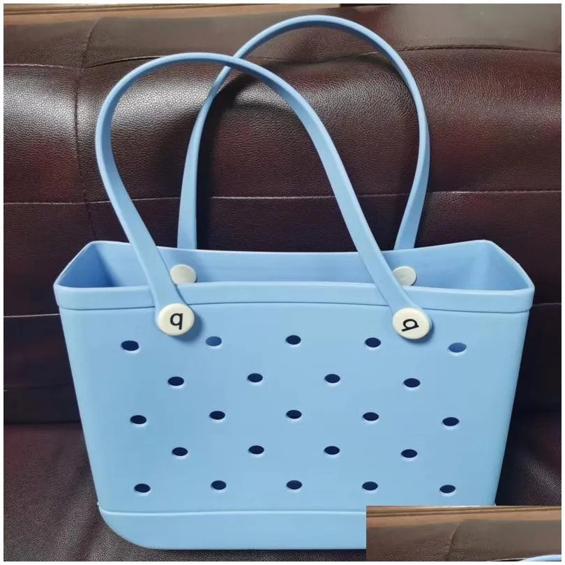 bogg bag silicone beach custom tote fashion eva plastic beach bags 2023 women summer