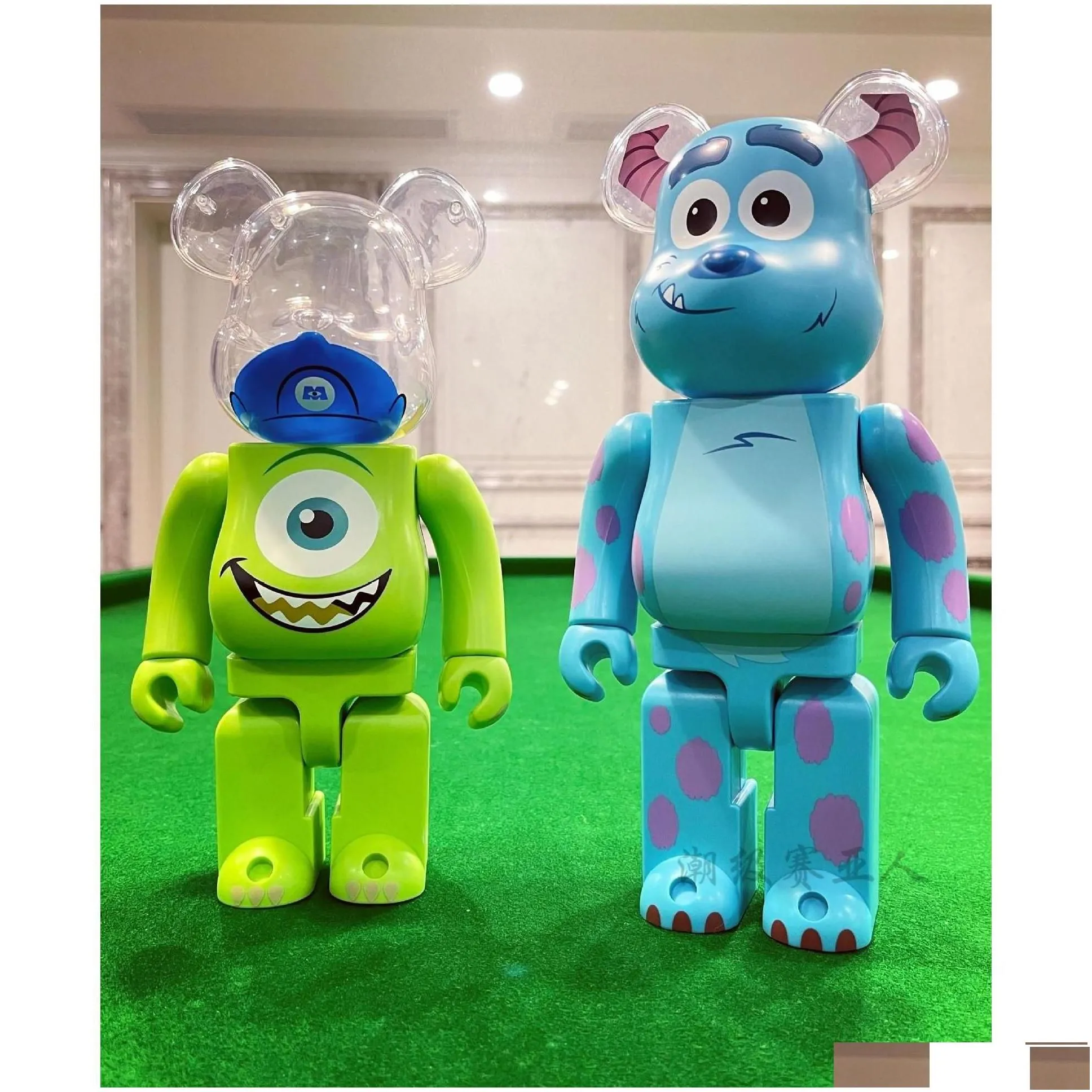 action toy figures 400 bearbrick pvc figure cosplay one big eye sley collections bearbricklys 28cm joints sounds dhnpb