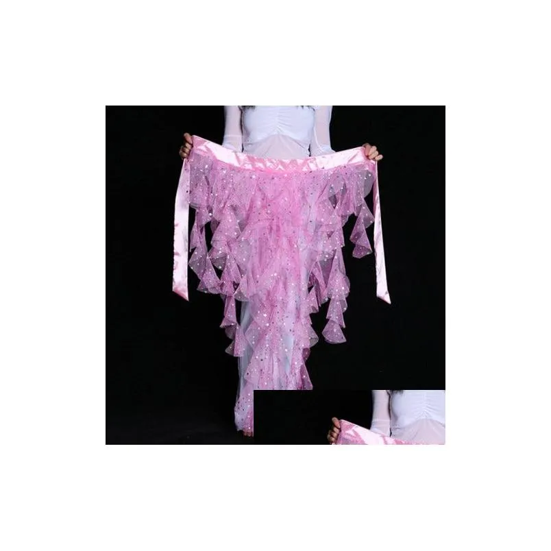 stage wear 2022 women dancewear belly dancing clothes fishtail skirt adjustable fit wrapped belt dance sequins hip scarf