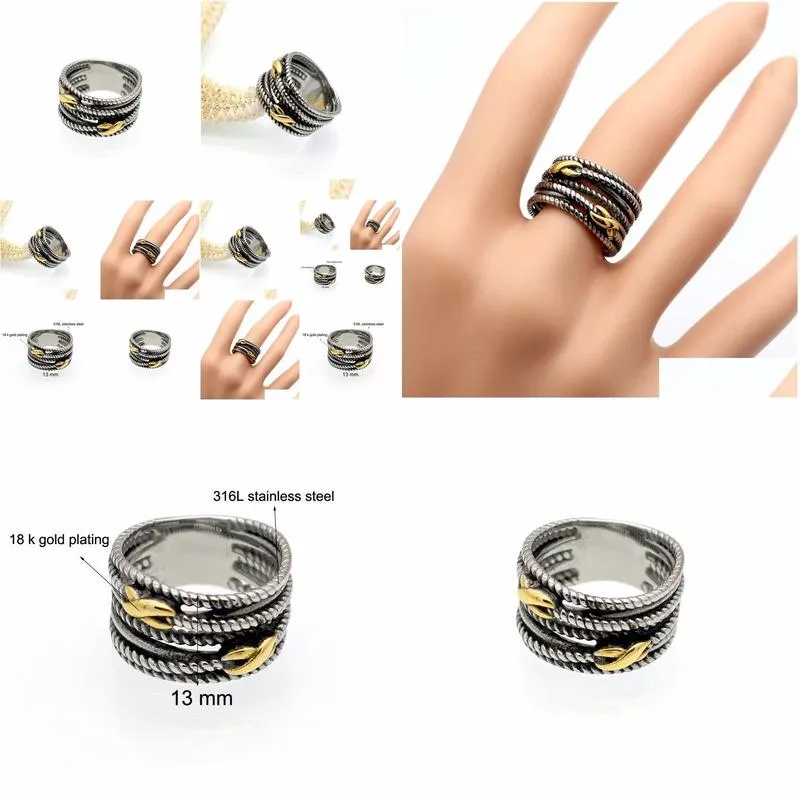 2021 sale anillos new retro stainless steel rings for woman brand name jewelry thailand rings rings fit pandora charm